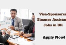 Visa-Sponsored Finance Assistant Jobs in UK