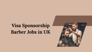 Visa Sponsorship Barber Jobs in UK