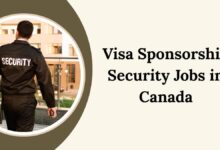 Visa Sponsorship Security Jobs in Canada