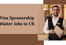Visa Sponsorship Waiter Jobs in UK