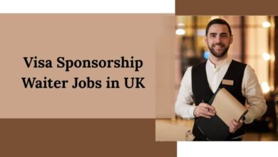 Visa Sponsorship Waiter Jobs in UK