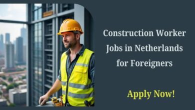 Construction Worker Jobs in Netherlands for Foreigners