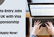 Data Entry Jobs in UK with Visa Sponsorship