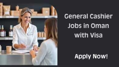 General Cashier Jobs in Oman with Visa