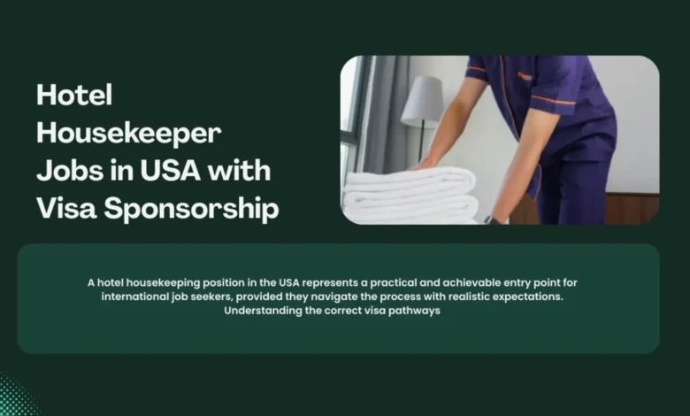 Hotel Housekeeper Jobs in USA