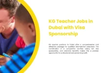 KG Teacher Jobs in Dubai
