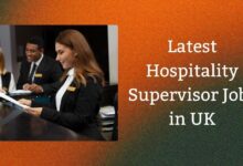 Latest Hospitality Supervisor Jobs in UK