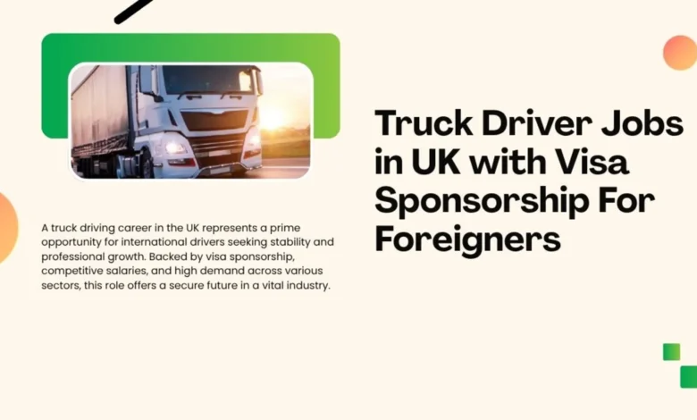 Truck Driver Jobs in UK
