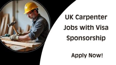 UK Carpenter Jobs with Visa Sponsorship