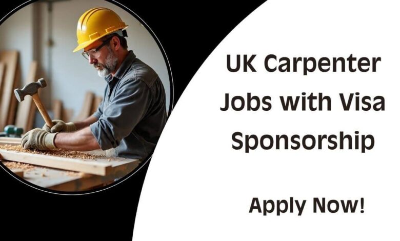 UK Carpenter Jobs with Visa Sponsorship