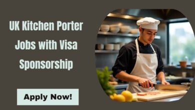 UK Kitchen Porter Jobs with Visa Sponsorship