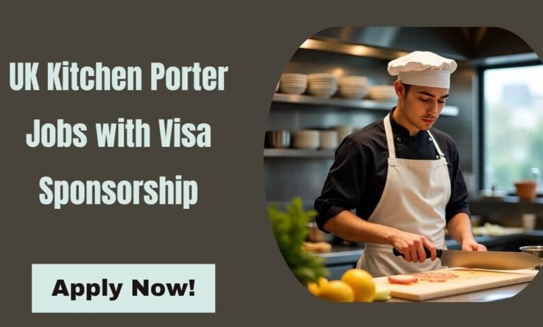 UK Kitchen Porter Jobs with Visa Sponsorship