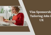 Visa Sponsorship Tailoring Jobs in UK
