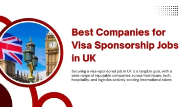 Best Companies for Visa Sponsorship Jobs in UK