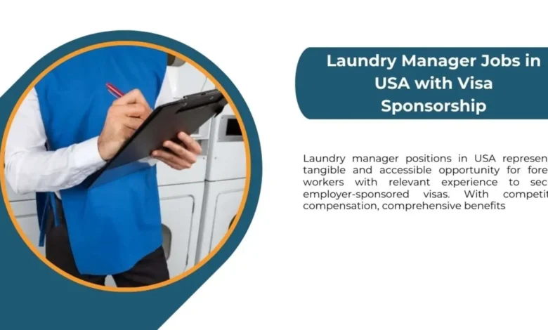 Laundry Manager Jobs in USA