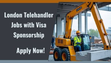 London Telehandler Jobs with Visa Sponsorship