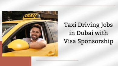 Taxi Driving Jobs in Dubai with Visa Sponsorship
