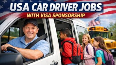 USA Car Driver Jobs with Visa Sponsorship
