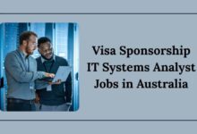 Visa Sponsorship IT Systems Analyst Jobs in Australia