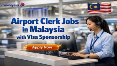 Airport Clerk Jobs in Malaysia with Visa Sponsorship