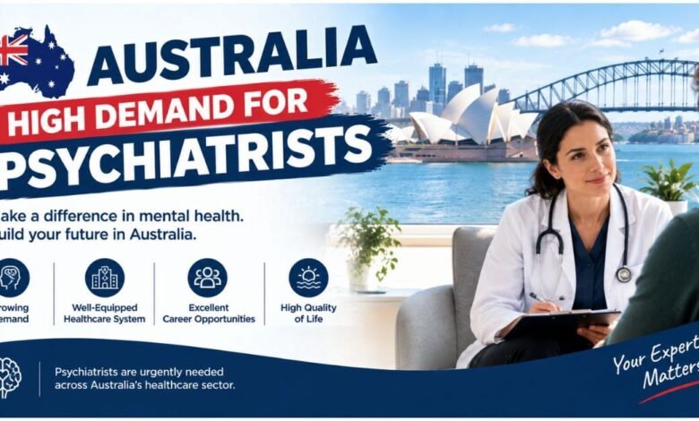 Australia High Demand for Psychiatrists