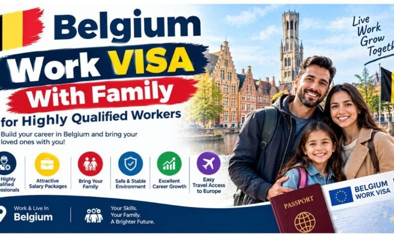 Belgium Work VISA With Family for Highly Qualified Workers