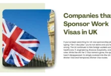 Companies that Sponsor Work