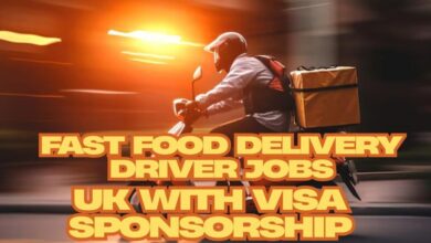 Fast Food Delivery Driver Jobs UK with Visa Sponsorship