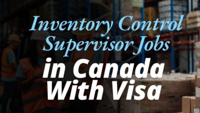 Inventory Control Supervisor Jobs in Canada With Visa