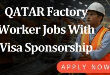 QATAR Factory Worker Jobs With Visa Sponsorship