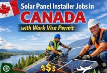 Solar Panel Installer Jobs in Canada With Work Visa Permit