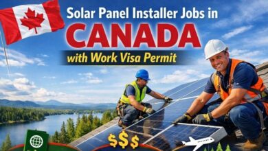 Solar Panel Installer Jobs in Canada With Work Visa Permit