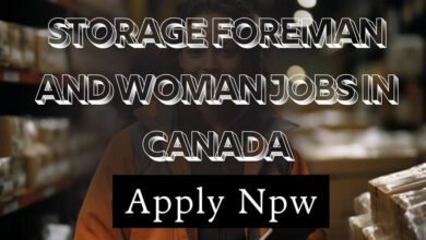 Storage Foreman and Woman Jobs in Canada