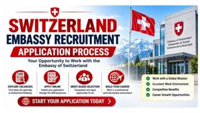 Switzerland Embassy Recruitment - Application Process