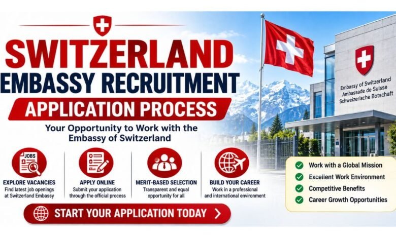 Switzerland Embassy Recruitment - Application Process