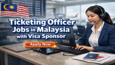 Ticketing Officer Jobs in Malaysia with Visa Sponsor