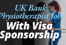 UK Bank Physiotherapist Jobs With Visa Sponsorship