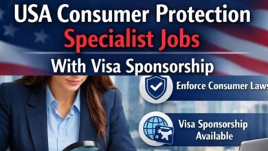 USA Consumer Protection Specialist Jobs With Visa Sponsorship