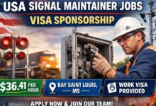 USA Signal Maintainer Jobs With Visa Sponsorship
