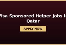 Visa Sponsored Helper Jobs in Qatar