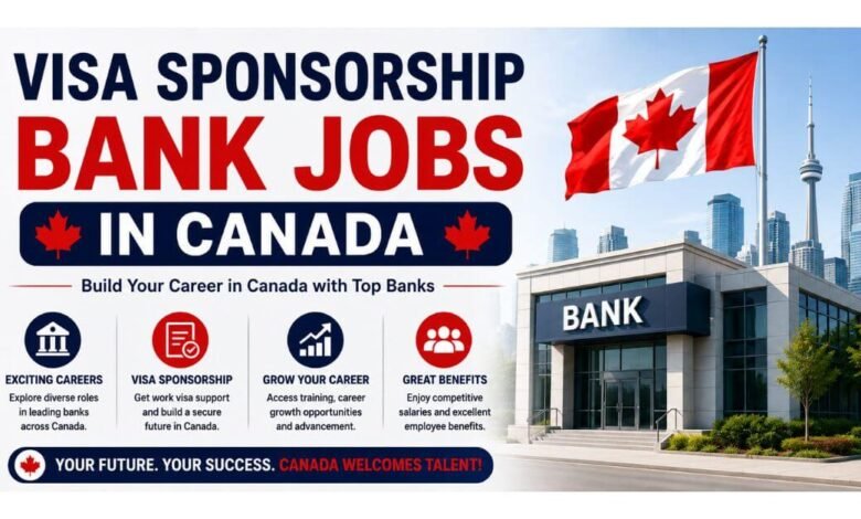Visa Sponsorship Bank Jobs in Canada