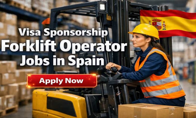 Visa Sponsorship Forklift Operator Jobs in Spain