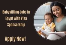 Babysitting Jobs in Egypt with Visa Sponsorship