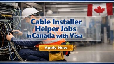 Cable Installer Helper Jobs in Canada with Visa