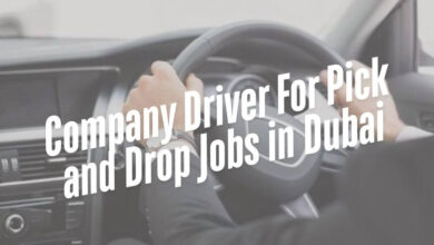 Company Driver For Pick and Drop Jobs in Dubai