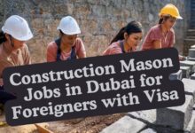 Construction Mason Jobs in Dubai for Foreigners with Visa