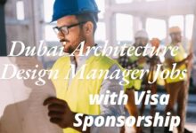 Dubai Architecture Design Manager Jobs with Visa Sponsorship