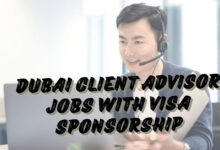 Dubai Client Advisor Jobs with Visa Sponsorship