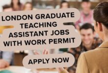 London Graduate Teaching Assistant Jobs with Work Permit
