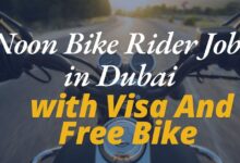 Noon Bike Rider Jobs in Dubai with Visa And Free Bike
